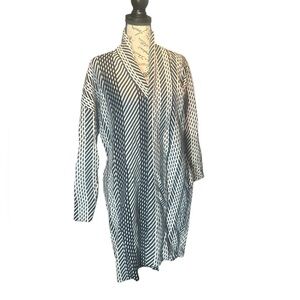 Premise Black and White Patterned Sweater Jacket